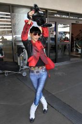Bai Ling Style - at LAX Airport, January 2015