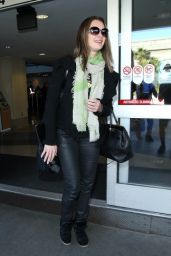 Brooke Shields Street Style - at LAX Airport, January 2015