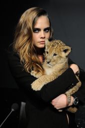 Cara Delevingne - The New Face of Tag Heuer Press Conference in Paris, France
