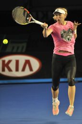 Caroline Wozniacki - Australian Open 2015 Practice Session