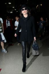 Catherine Zeta Jones - at LAX Airport, January 2015