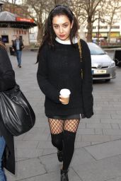 Charli XCX Style - Outside the Capital Radio Studios in London, January 2015