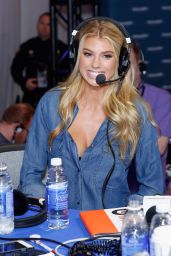 Charlotte McKinney – SiriusXM at Super Bowl XLIX Radio Row in Phoenix, January 2015