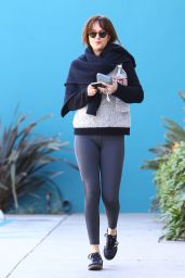 Dakota Johnson in Leggings - Out in West Hollywood - January 2015