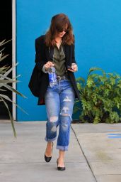 Dakota Johnson in Ripped Jeans - Out in West Hollywood, Jan 2015