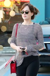 Dakota Johnson - Leaving Pilates Classes in West Hollywood, Jan. 2015