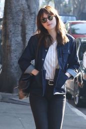 Dakota Johnson Street Style - Out in Los Feliz - January 2015