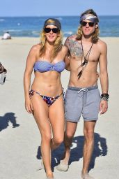 Ellie Goulding Bikini Pics - Beach in Miami, January 2015