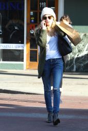 Emma Roberts Street Style - Out in Los Angeles, January 2015