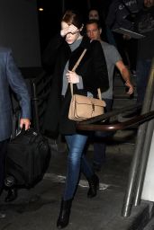 Emma Stone at LAX Airport, January 2015