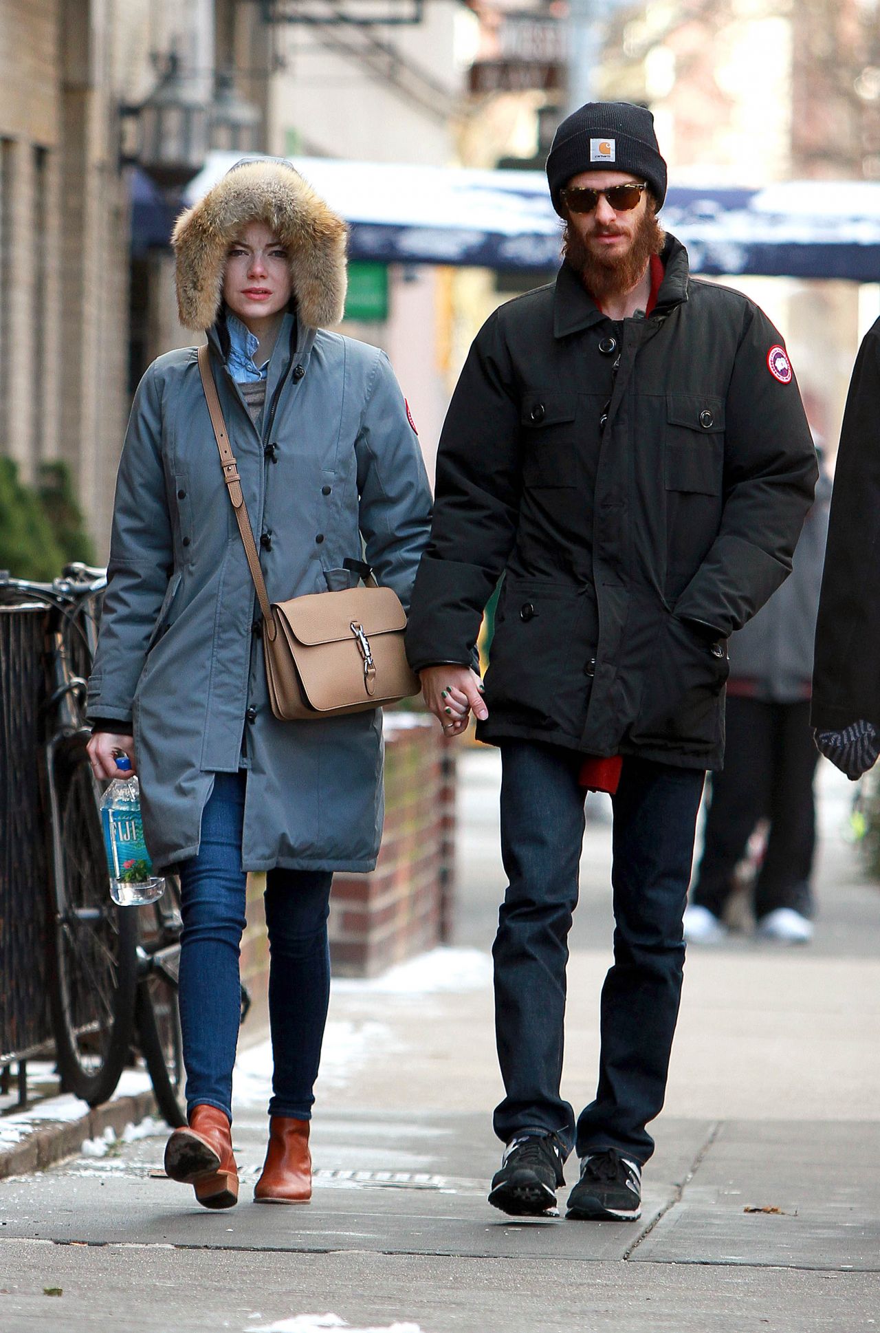 Emma Stone Winter Style - Out for a Walk in New York City, Jan. 2015 ...