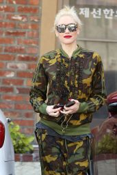 Gwen Stefani Military Style - Out in Los Angeles, January 2015