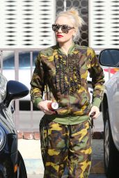 Gwen Stefani Military Style - Out in Los Angeles, January 2015