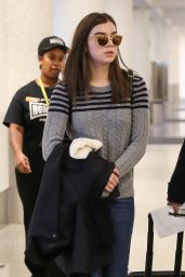 Hailee Steinfeld Casual Style - at LAX Airport, January 2015