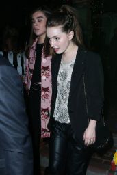 Hailee Steinfeld & Kaitlyn Dever Night Out Style - at The Ivy in LA, January 2015