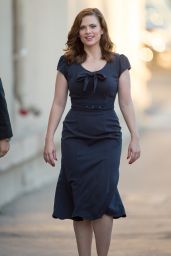 Hayley Atwell - Visits Jimmy Kimmel Live in Los Angeles, Jan. 2015