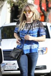 Hilary Duff - Meeting Friends for Lunch in Los Angeles, January 2015
