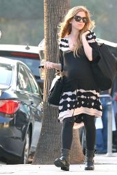 Isla Fisher Casual Style - Out in Beverly Hills, Jan. 2015