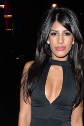Jasmin Walia Night Out Style - at Cafe De Paris in London - January 2015