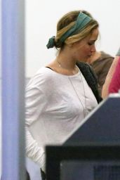 Jennifer Lawrence at LAX Airport in Los Angeles - January 2015