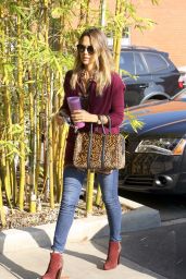 Jessica Alba Style - Out in Santa Monica, January 2015