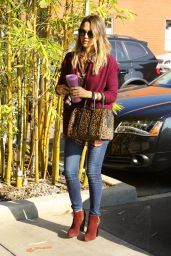 Jessica Alba Style - Out in Santa Monica, January 2015