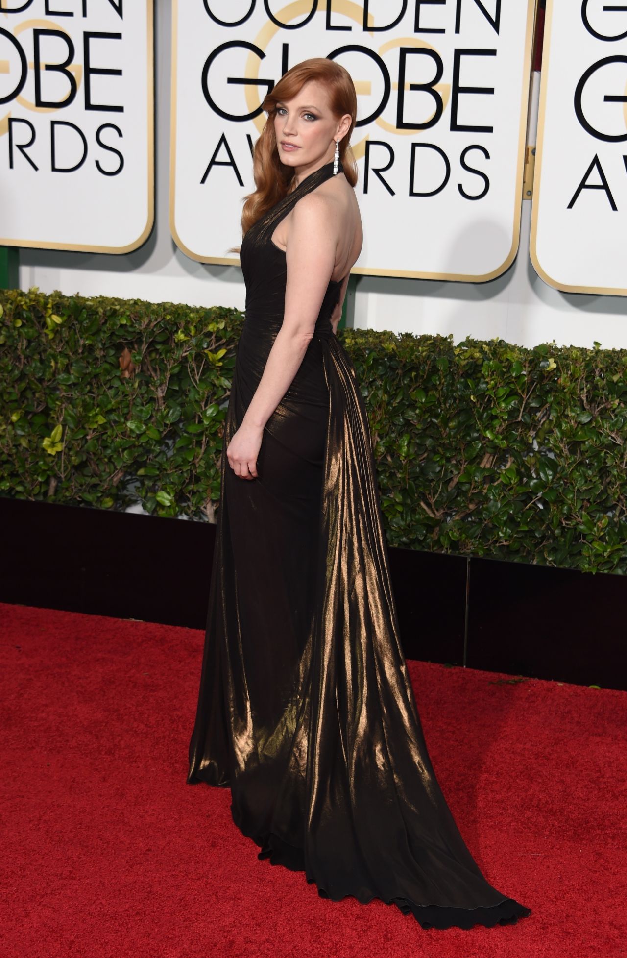 Jessica Chastain – 2015 Golden Globe Awards in Beverly Hills • CelebMafia