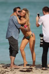 Joanna Krupa - ESOTIQ Photoshoot on a Beach in Miami, January 2015