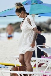 Jodie Marsh in a Bikini - Barbados, January 2015