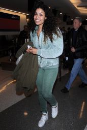Jordin Sparks - at LAX Airport in Los Angeles, Jan. 2015