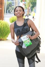 Kat Graham Gym Style - Leaves the Gym in Los Angeles, January 2015