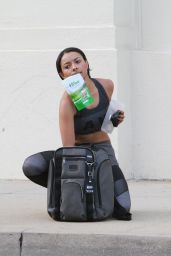 Kat Graham Gym Style - Leaves the Gym in Los Angeles, January 2015