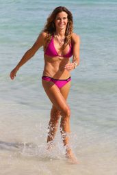 Kelly Bensimon in a Pink Bikini in South Beach, January 2015