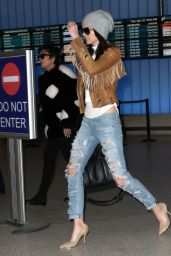 Kendall Jenner at LAX Airport, Jan. 2015