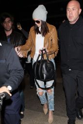 Kendall Jenner at LAX Airport, Jan. 2015