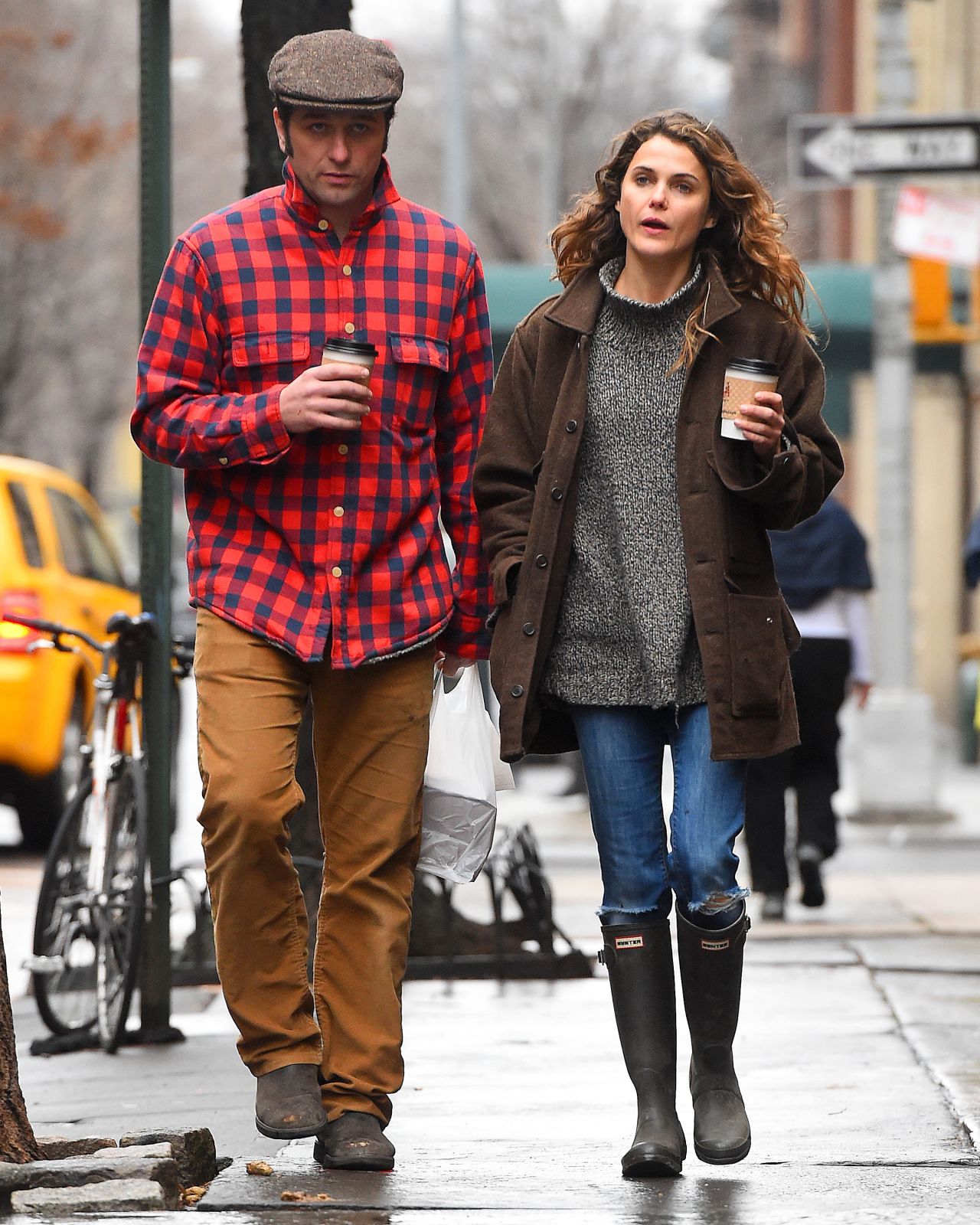 Keri Russell Street Style - Out in Brooklyn, January 2015