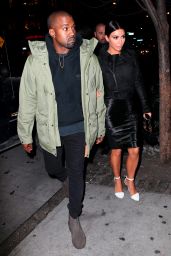 Kim Kardashian Style - Out in New York City, January 2015