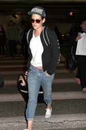 Kristen Stewart - at LAX Airport, January 2015
