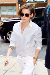 Kristen Stewart is Stylish - On her way to the Today Show in New York City - January 2015