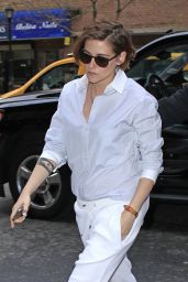 Kristen Stewart is Stylish - On her way to the Today Show in New York City - January 2015