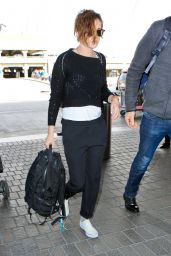 Kristen Stewart Style - at LAX Airport, January 2015