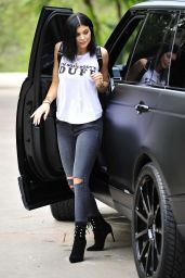 Kylie Jenner is Stylish, Out in Malibu, January 2015