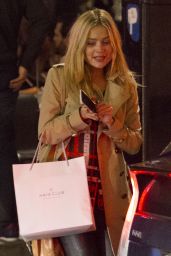 Laura Whitmore Style - Night Out in London, January 2015