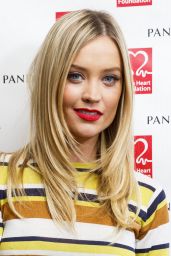 Laura Whitmore Style - Pandora and BHF Afternoon Tea in London - January 2015