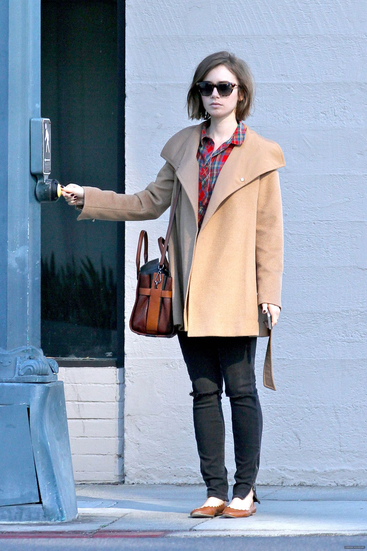 Lily Collins Style - Out & About in Beverly Hills, January 2015 ...