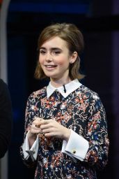 Lily Collins - Visits 