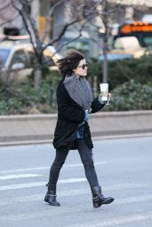 Lucy Hale Street Style - Out in New York City, January 2015