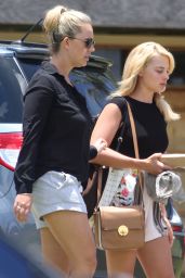 Margot Robbie in Shorts - Leaving the Gym in Australia - January 2015