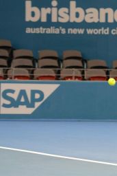 Maria Sharapova - Brisbane International 2015 Training Session