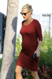 Molly Sims Pregnant - Visiting Her Friend in Los Angeles - January 2015